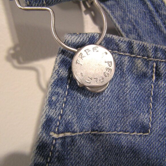 Free People Blue Denim Mini Dress - Picture 8 of 12